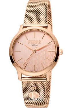 Montre à quartz de mode Ferre Milano pour femmes FM1L152M0081 de 32mm