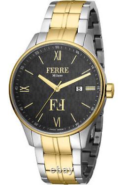 Montre à quartz de mode Ferre Milano pour hommes FM1G112M0281 de 40mm