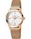 Montre Analogique En Acier Inoxydable Rose Gold Ferre Milano - Taille Unique