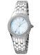 Montre-bracelet En Acier Inoxydable Avec Cadran Nacre Bleu Clair Pour Femme Ferre Milano Fm1l089m0051