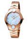 Montre-bracelet En Acier Rose Doré Ip Ferre Milano Pour Femmes Avec Cadran Nacre Fm1l083m0051