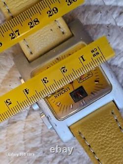 Montre chronographe Locman Milano B&G, cadran jaune, livraison gratuite
