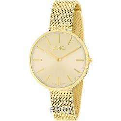 Montre pour femme Liu Jo Glamour Solo Tempo avec bracelet en acier Jersey Milano Golden