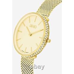 Montre pour femme Liu Jo Glamour Solo Tempo avec bracelet en acier Jersey Milano Golden