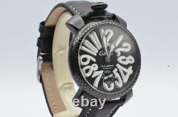 Montre pour homme automatique Gaga Milano en acier 48MM édition limitée vintage RAR