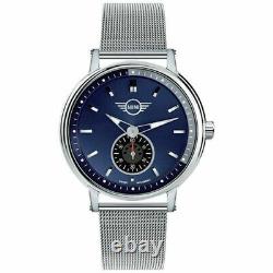 Montres Homme Mini Cooper Bmw Steel Jersey Milano Swiss Made Blue 43mm
