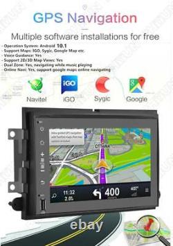 Pour Ford 7 Android 10.1 Fm Radio Stéréo Mirror Link Gps Navigation Mp5 Lecteur