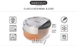 Prada x Black+Blum bol à déjeuner en verre, acier inoxydable et pâte de bois 750 ml