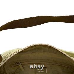 Vintage 2002 Prada Milano Crossbody Authentic Epaule Sling Side Bag Hommes Crème