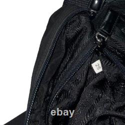 Vintage 90s Prada Milano Crossbody Authentic Sling Side Bag Mens Black