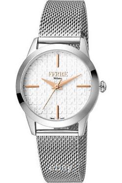 Womans Wristwatch Ferre' Milano Fm1l126m0011 Acier Couleur Argent Ijp